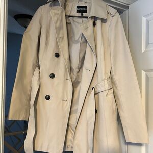Express Women's Beige Trench Coat